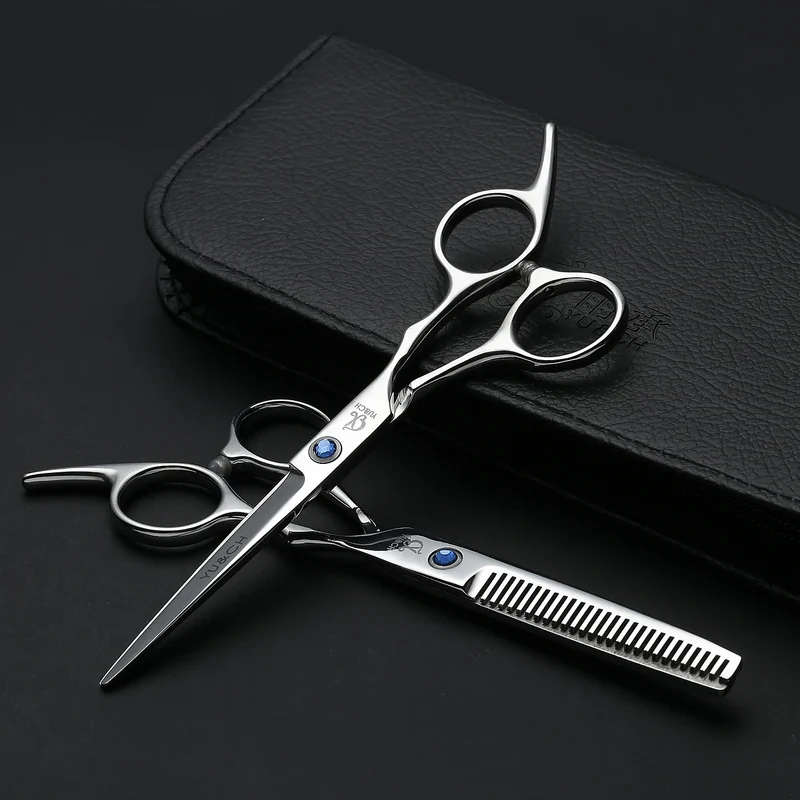 Hair Cutting Scissors Thinning Shears Kit Professional Barber Hairdressing Texturizing Salon Razor Edge Scissor Stainless Steel