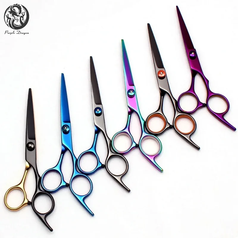 6 Inch Professional Hair Scissors Stainless Steel Sharp Blades Ergonomic Handle for Salon Barber Home Haircut Stylist Tool 1001