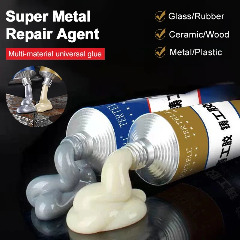 Super Glue Cold Welding Glue AB Glue Waterproof Anti-clogging Leak Water Repair Glue Stickable Plastic Metal Repair Glue