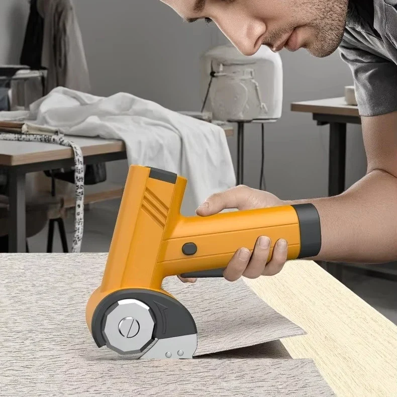 Professional Electric Fabric Cutting Machine Cordless Cardboard Tailor Scissors with Battery Power Factory Outlet