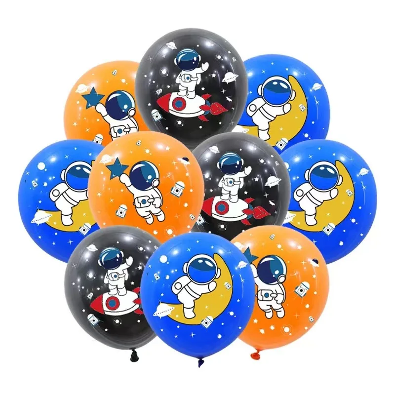 Astronaut Latex Balloon 12inch 2.8g Ballon Space Travel Children's Party Decoration