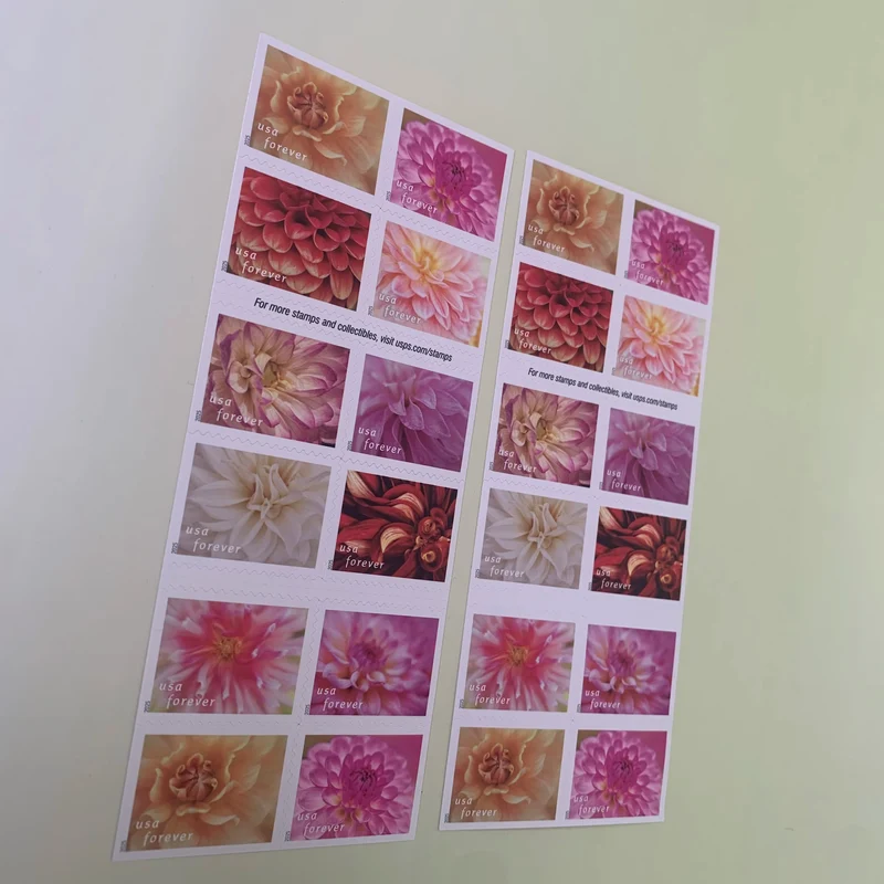 Vintage Sticker Retro Botanical Decorative Scrapbook Tags