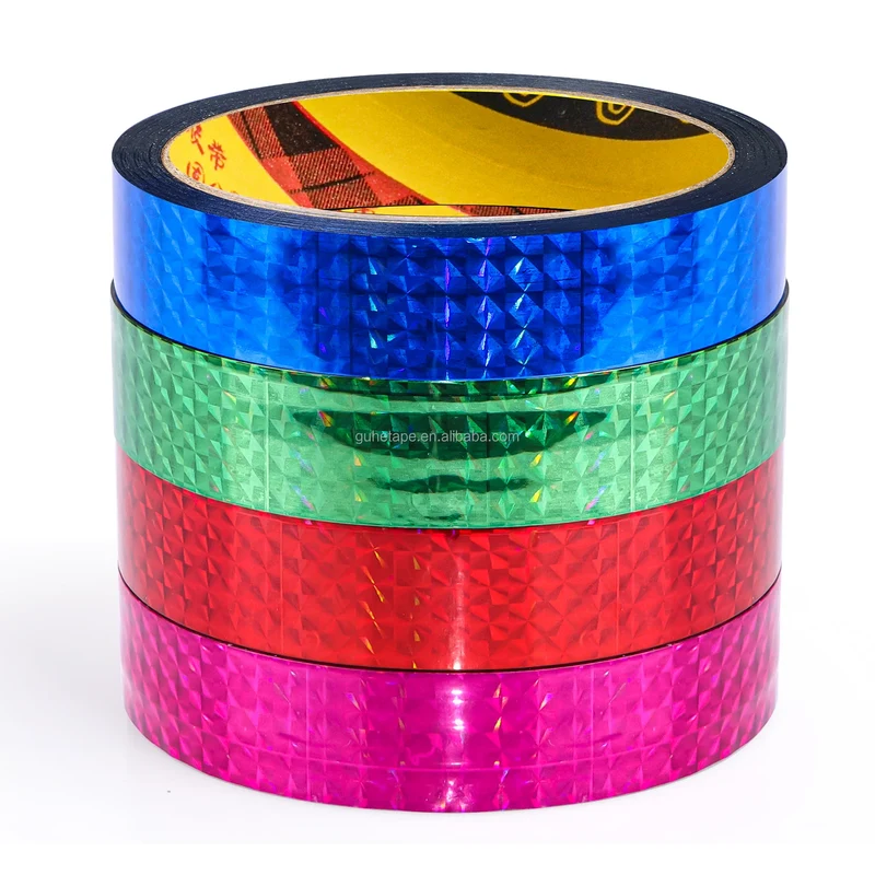 Holographic Reflective Rainbow Colored Painters Writable Cute Craft Tape Scrapbook DIY, Planner, Arts Labeling and Color-Coding