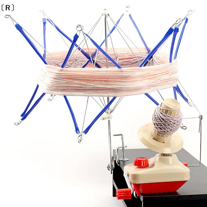 〔R〕Yarn Thread Fiber String Wool Winder Holder Umbrella Knitting Operated Craft For Patchwork Sewing DIY Accessories〔Winter2〕