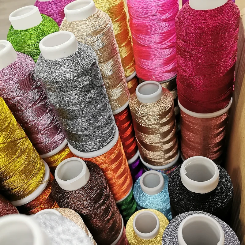 Sanbest 3 Strands Metallic Shiny Thread - ALL My Knots Handmade