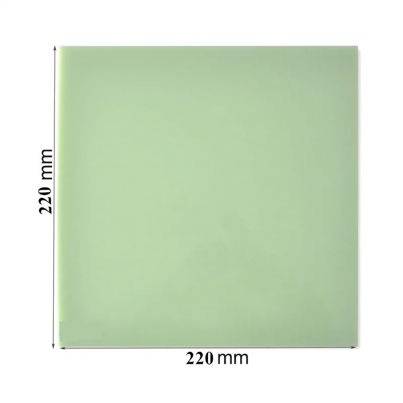 220x220x3mm Polypropyiene Build Plates for 3D Printers MK2/MK2A/MK3, Anet A8, A6, Prusa i3 , Wanahao ,Creality