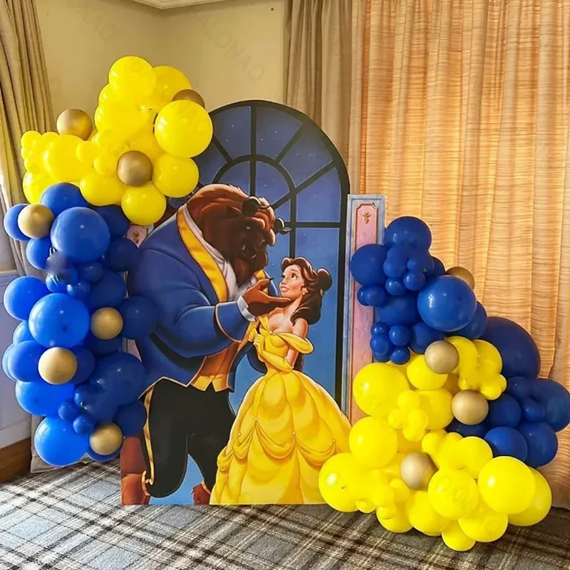 Beauty and the Beast Balloon Girl Birthday Party Supplies Gift Home Decor 32inch Number Ballon Baby Shower Wedding Decoration