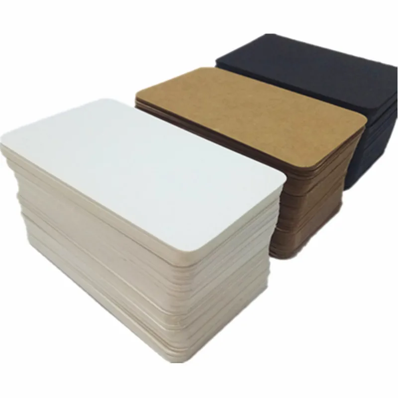 100Pcs Playing Card Blank Hard Paper Card Paper DIY Board Game Postcard Handmade Wallpaper Postcards Message White Card