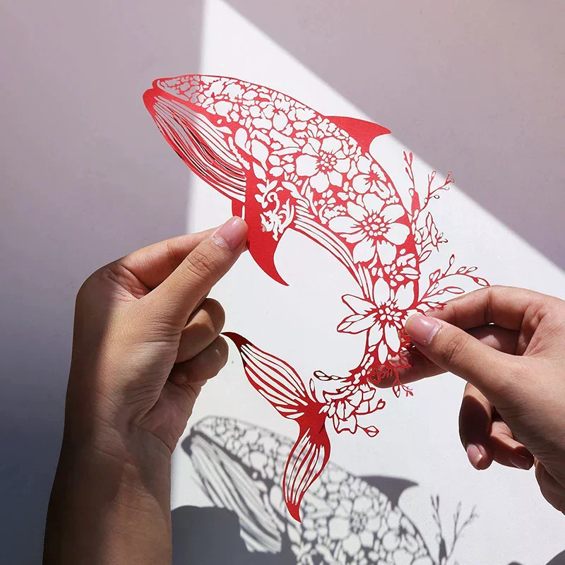 Creative Paper Cutting And Origami Book DIY Craft, Paper Cutting Painting, Engraving Painting, Holiday Gift