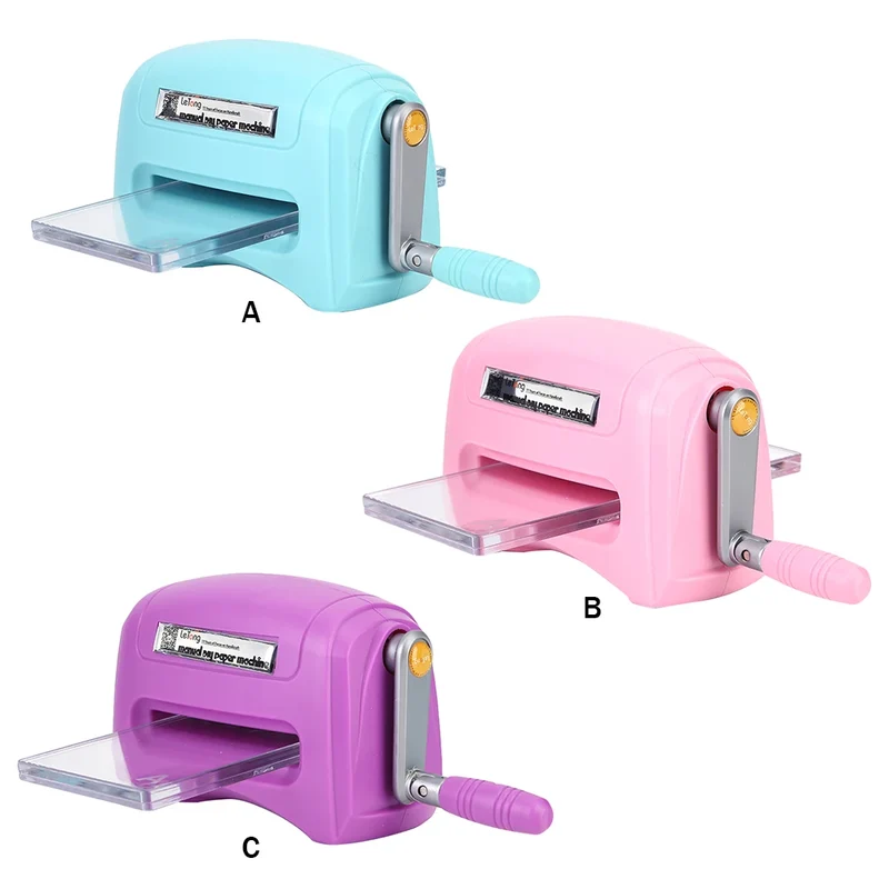 Craft Embossing Machine Portable DIY Handcraft Die-Cut Machine Practical Craft Tool with Plastic Backing Plate Home DIY Gadgets