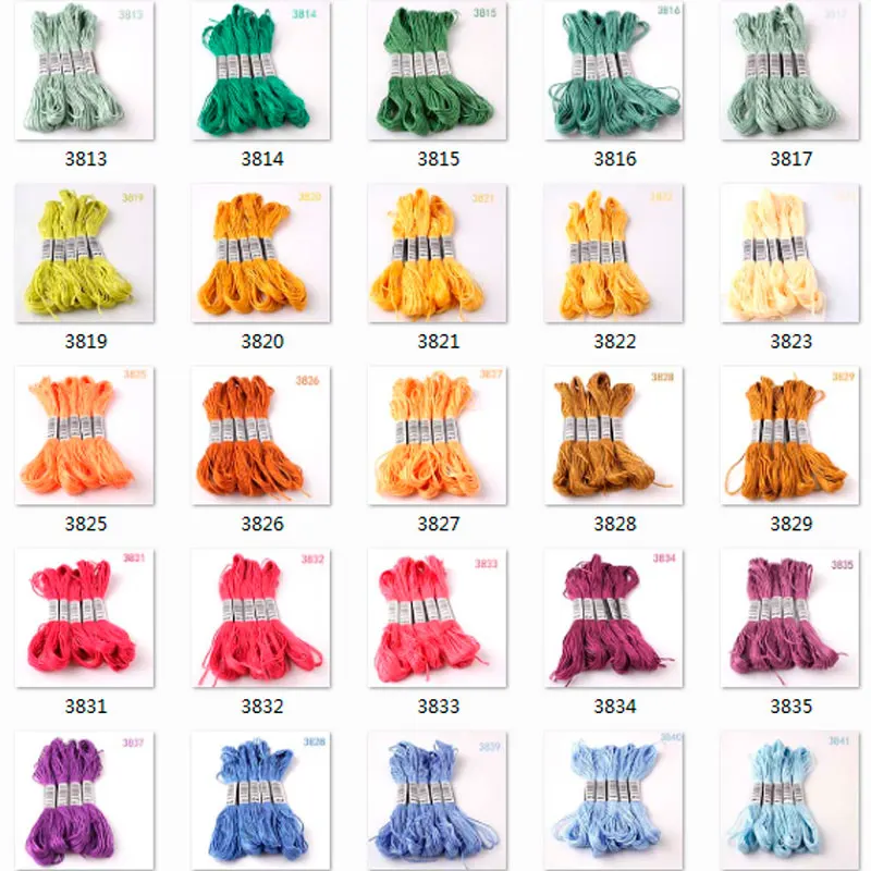 3727--3857---10 pieces cross stitch threads / cross stitch embroidery thread / Custom threads colors all 447 color stock NO5