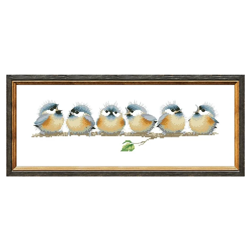 Chorus Line cross stitch kit aida 18ct 14ct unprint canvas fabric embroidery DIY handmade needlework