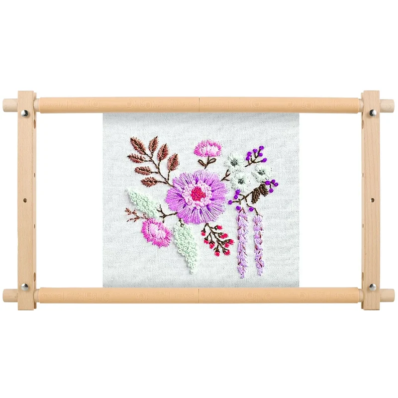 Embroidery Frame Needlepoint Embroidery Tapestry Scroll Frame Beech Wood Cross Stitch Frame Removable