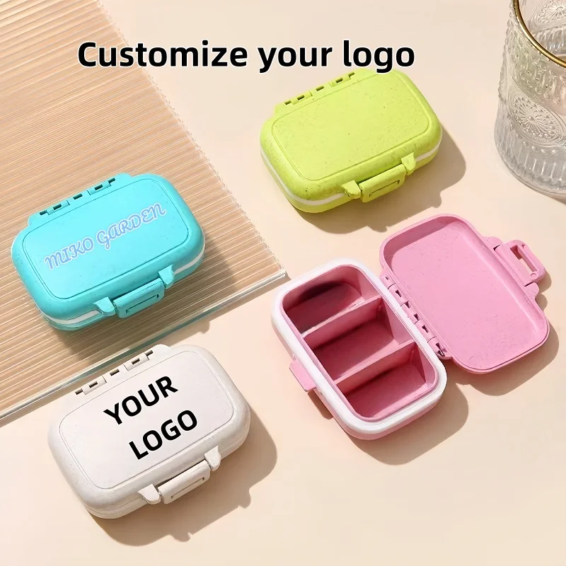 【Logo Custom】50Pcs Customized Three Compartment Packaging Box Suitable for Small Items, Cosmetics, Skincare Packaging Materials